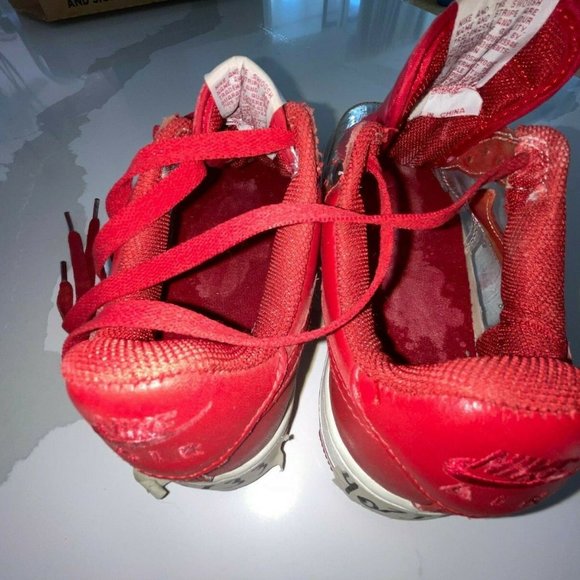 INVISIBLE RED AIR FORCE 1 NIKE SNEAKERS sz 7.5 JG1 main image 11
